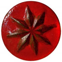 1-1 Face designs - Pattern - Radial design - Painted metal (1-1/2")